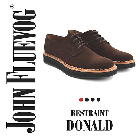 John Fluevog Donald Suede Leather Creepers - Picture 1 of 13